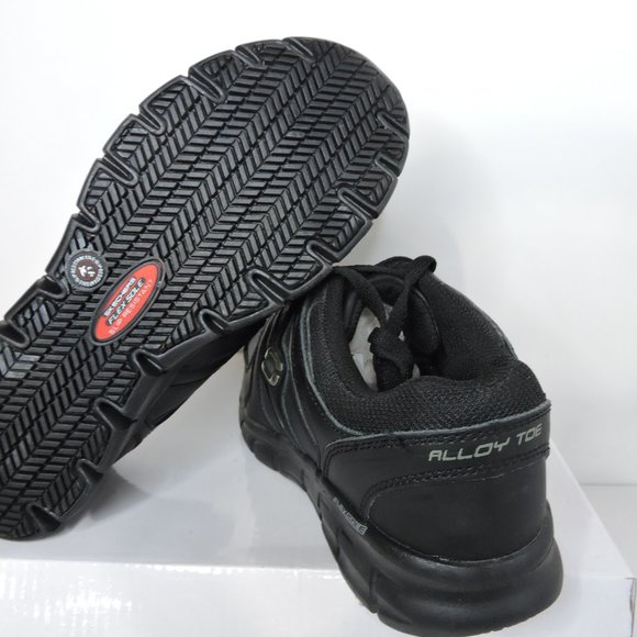 Skechers safety toe shoes, Slip Resistant, Woman's CSA certified. brand new - Picture 4 of 4